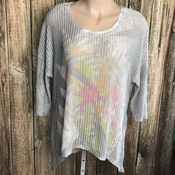 Westbound Women's Stretchy See Through Blouse Top - Picture 1 of 3